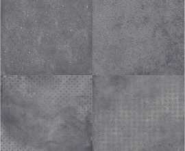 Керамогранит Ocean Ceramic 60x60 Magnus Graphite Decor матовая