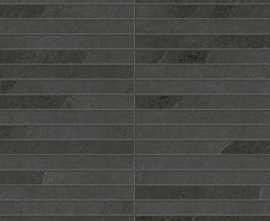 Мозаика Coliseumgres Ardesia Black Mosaico Strip