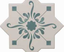 Керамогранит Cevica Becolors Star Dec. Stencil Lagoon