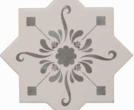 Керамогранит Cevica Becolors Star Dec. Stencil Grey