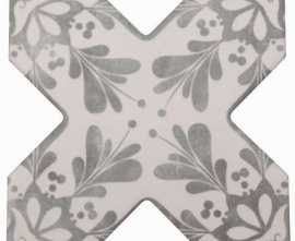 Керамогранит Cevica Becolors Cross Dec. Stencil Grey