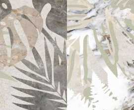 Керамогранит Vitra Beton-X Marble-Beton Цветочный Лаппато R9 Ректификат 60x30
