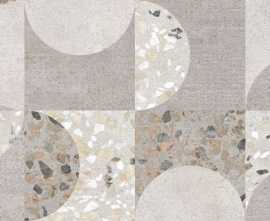 Керамогранит Vitra Beton-X Beton-Terrazzo Геометрический Лаппато R9 Ректификат 60x30