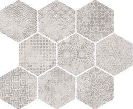 Мозаика Vives Bunker Raw-SP Blanco 35x28