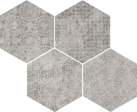 Мозаика Vives Bunker Bys-SP Gris 35x28