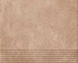 Ступень Cersanit Carpet Темно-бежевый рельеф