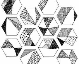 Керамогранит ITT Ceramic Comic Hexa Mix 12 вариаций