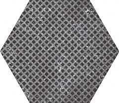 Керамогранит Equipe Coralstone Hexagon Melange Black