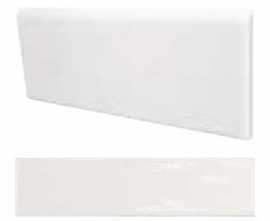 Плинтус Equipe Cottage Bullnose WHITE 7,5X15