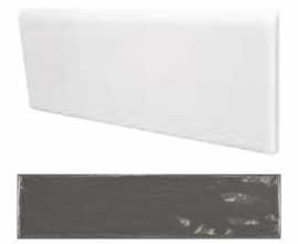 Плинтус Equipe Cottage Bullnose DARK GREY 7,5X15