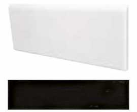 Плинтус Equipe Cottage Bullnose BLACK MATT 7,5X15