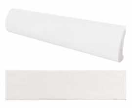 Бордюр настенный Equipe Cottage Pencil Bullnose White Matt 3X15
