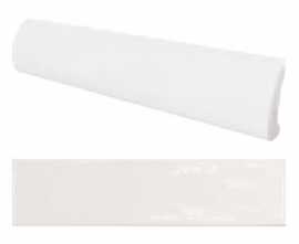 Бордюр настенный Equipe Cottage Pencil Bullnose White 3X15