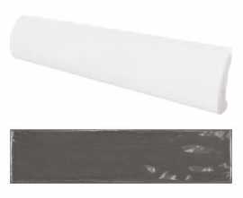 Бордюр настенный Equipe Cottage Pencil Bullnose Dark Grey 3X15