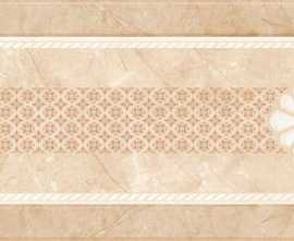 Бордюр настенный Eurotile Diamonds Cen. Beige 15х295