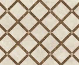 Декор керамогранит Versace Emote Decoro Intreccio Crema-Marrone 39x78
