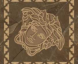 Декор керамогранит Versace Emote Tozzetto Pulpis Marro