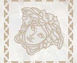 Декор керамогранит Versace Emote Tozzetto Onice Bianco 10
