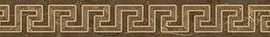 Декор керамогранит Versace Emote Listello Pulpis Marro 4x78
