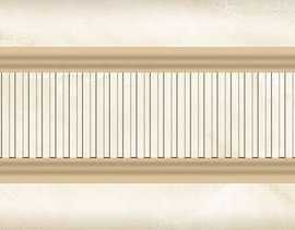 Бордюр настенный Eurotile Ermitage Cen. Light 552