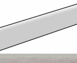 Погонный метр Coliseumgres Expo Grey 60x7.2 Battiscopa