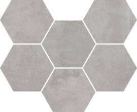 Мозаика Coliseumgres Expo Grey Mosaico Hexagon