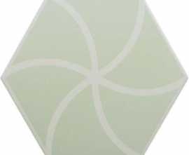 Керамогранит DNA Tiles Fancy Waves Mint