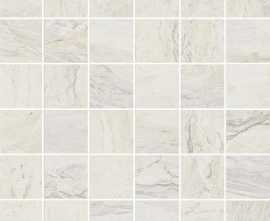 Мозаика Ascot Gemstone Mosaico White Rett 4.95x4.95