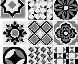 Керамогранит Geotiles Geomix Vendome 12 видов рисунка 22.3x22.3