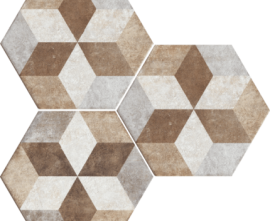 Керамогранит Fioranese Heritage Exagona Deco Texture 4 Nat