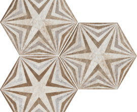 Керамогранит Fioranese Heritage Exagona Deco Texture 3 Nat