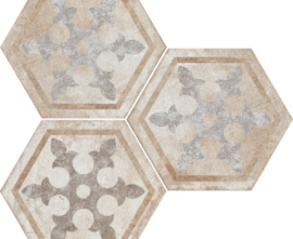 Керамогранит Fioranese Heritage Exagona Deco Texture 1 Nat