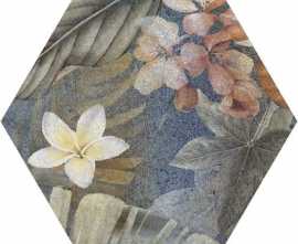 Керамогранит ITT Ceramic Hibiscus Hexa Blue Matt Hexa