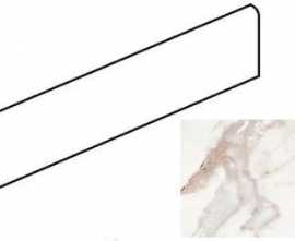 Плинтус Kerranova Iceberg White p01 7.6x60 Лаппатированный
