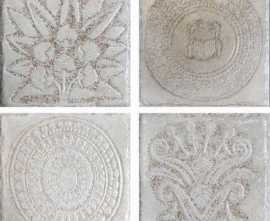 Декор керамогранит Cerdomus Kyrah BR 1-4 Moon White 20x20