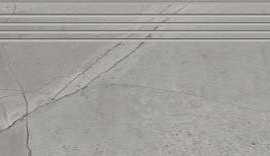 Ступень Kerranova Marble Trend Silver River 60x29.4 Лаппатированный st01