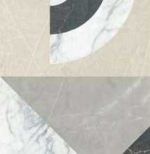 Керамогранит La Fenice Marble Velvet Decoro Frame Line Reactive 3d Rett