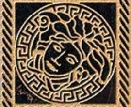 Декор керамогранит Versace Marble Toz.Medusa Nero Sab
