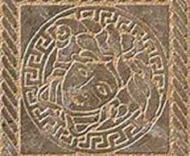 Декор керамогранит Versace Marble Toz.Medusa Marron Sab
