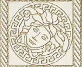 Декор керамогранит Versace Marble Toz.Medusa Bianco Sab