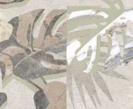 Керамогранит Vitra Marble-X Marble-Beton Цветочный Лаппато R9 Ректификат 60x30