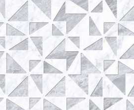 Керамогранит Vitra Marmori 3D Каррара Белый Лаппато Ректификат 60x30