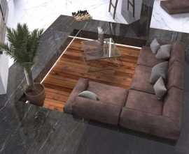 Керамогранит Tile Kraft Marquina Coffe High