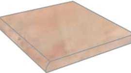 Ступень Novabell Materia Угловая Mat Ang Monolitico Rosso 33x33
