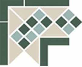 Декор керамогранит Top Cer Octagon Corner Lisbon With 1 Strip (Tr.16, Dots 13+18, Strips 18)
