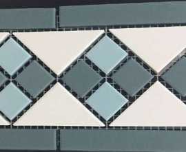 Декор керамогранит Top Cer Octagon Border Lisbon With 1 Strip (Tr.16, Dots 13+18, Strips 18)