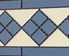Декор керамогранит Top Cer Octagon Border Lisbon With 1 Strip (Tr.16, Dots 11, Strips 11)