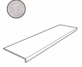 Керамогранит Ступень Gres de Aragon Petra Фронтальная Petra Gris Smooth Round. 33x120