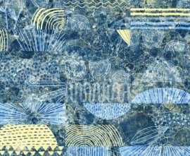 Керамогранит Bluezone Rockstone Azure Decor Nebula