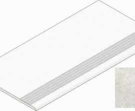 Ступень Kerranova Skala White st01 29.4x60 Лаппатированная